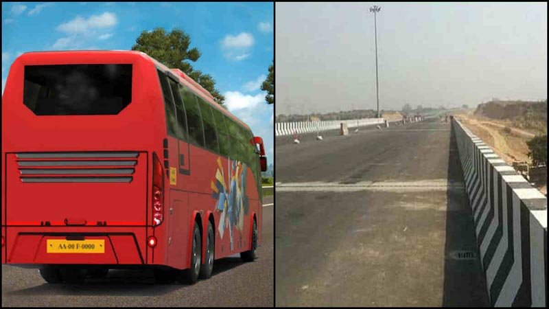 agra bus Hijack UTTAR PRADESH