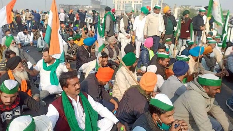 farmers protest