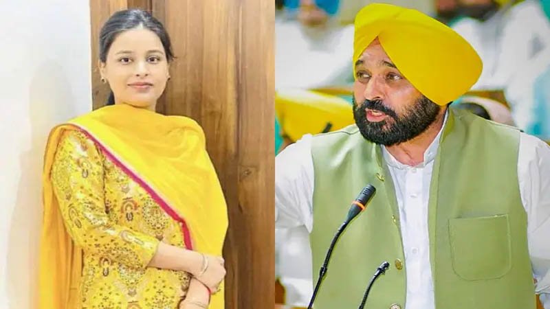 Bhagwant Mann and Dr Gurpreet Kaur