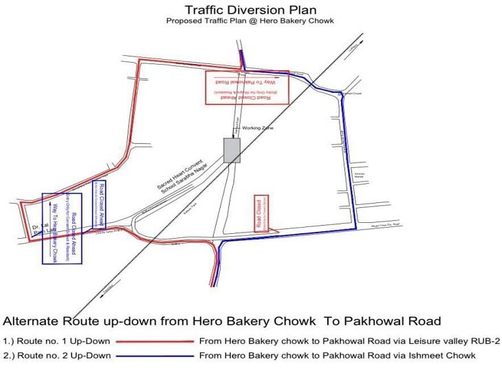 trafic diversion plan