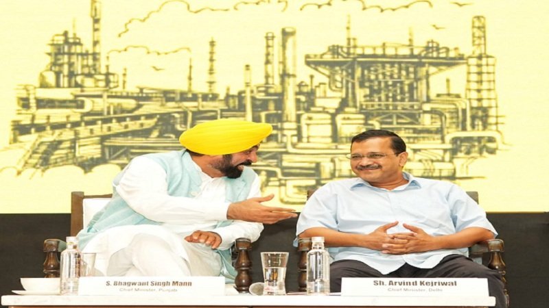 BHAGWANT MANN AND ARVIND KEJRIWAL