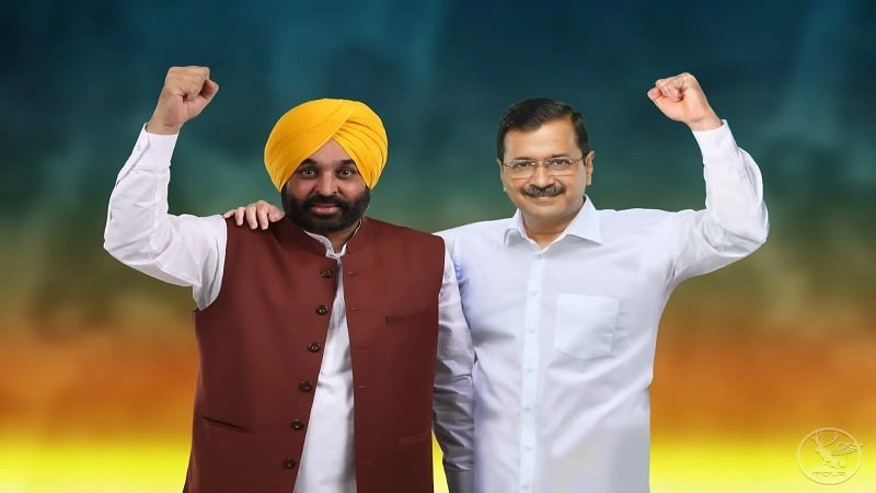 Bhagwant-Mann-with-Arvind-kejriwal