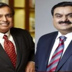 Reliance Industries Chairman Mukesh Ambani and Gautam Adani, Chairperson of Adani Group