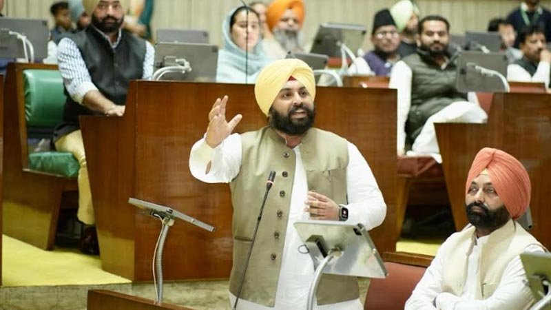 Education Minister Harjot Bains