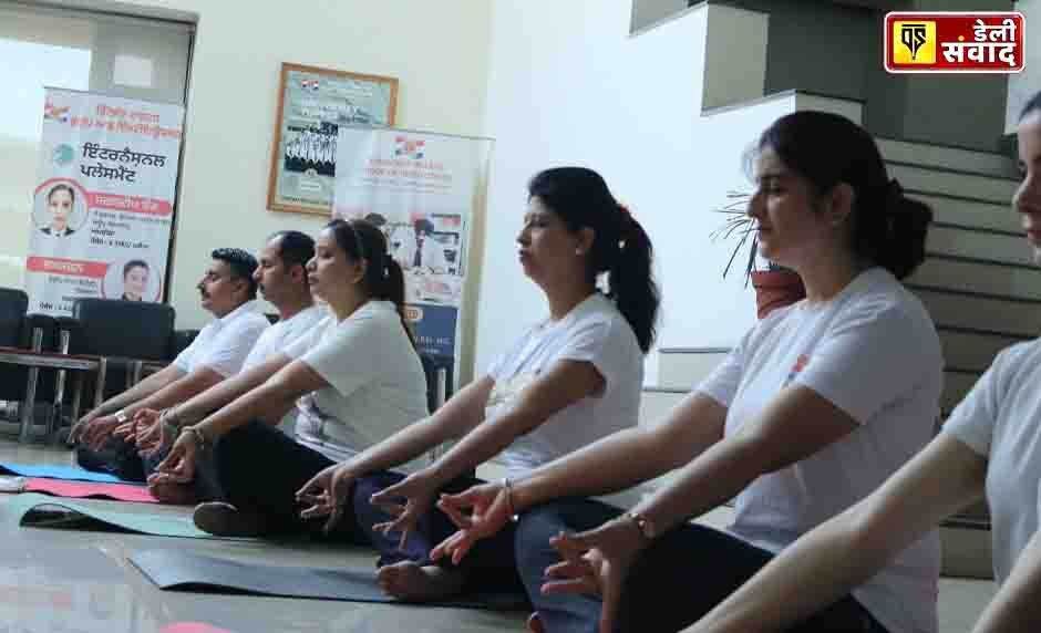 Innocent Hearts Group celebrates International Yoga Day with the theme 'Yoga for Self and Society'