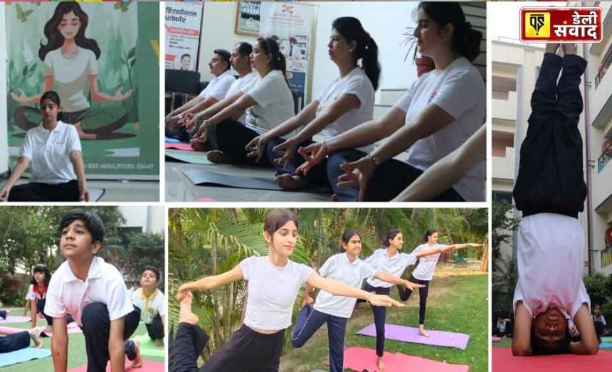 Innocent Hearts Group celebrates International Yoga Day with the theme 'Yoga for Self and Society'