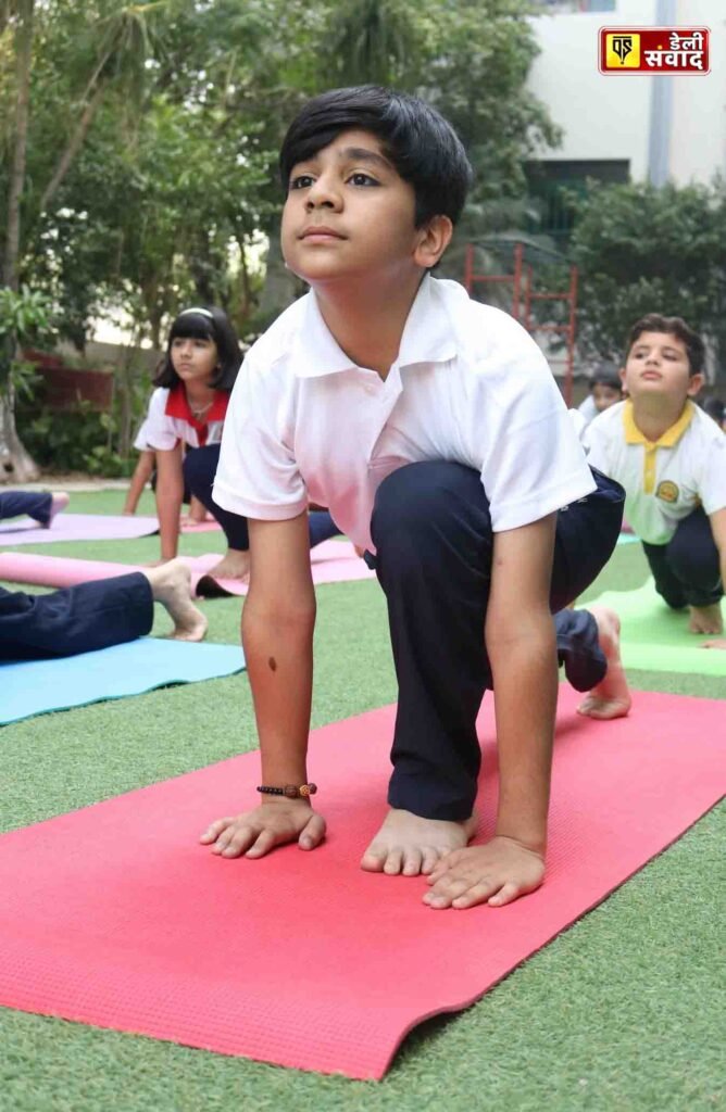 Innocent Hearts Group celebrates International Yoga Day with the theme 'Yoga for Self and Society'