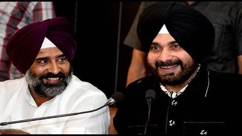 Navjot Sidhu with Pargat Singh