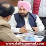 Education Minister Harjot Bains