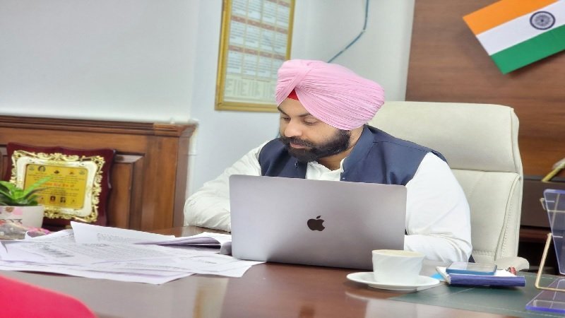 Education Minister Harjot Bains