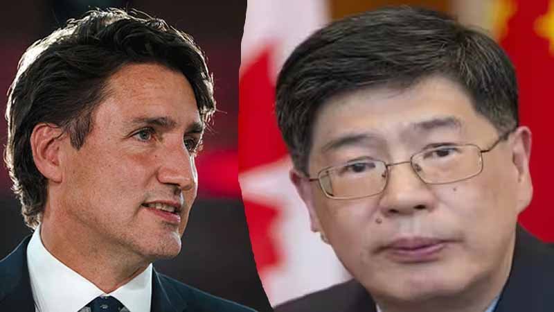 justin trudeau and chinese ambassador