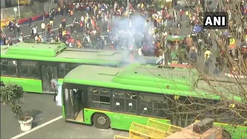 kisan protest in delhi