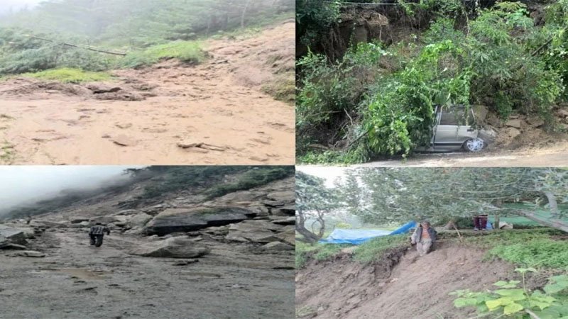 kullu land slide