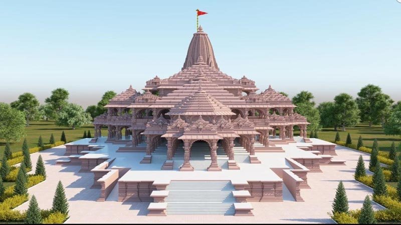 Construction Of The Peak Of Ram Mandir Begins In Ayodhya