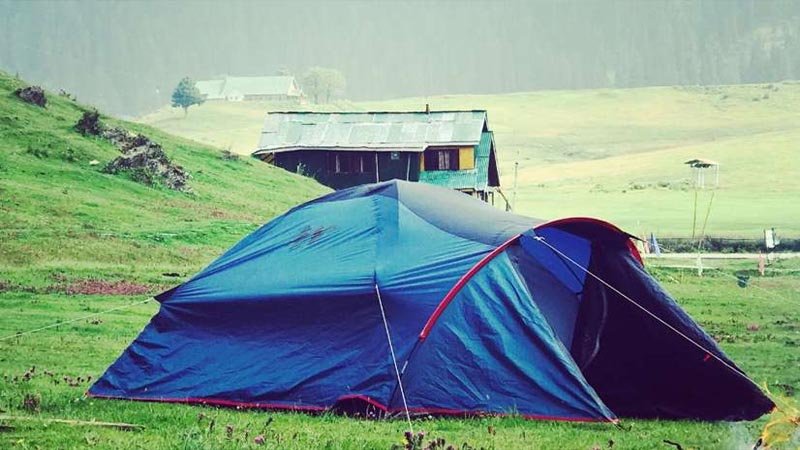 Jammu and Kashmir tent Camp