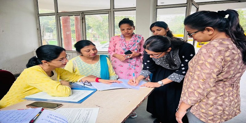 Students of St. Soldier College of Education giving their services in different sectors in India
