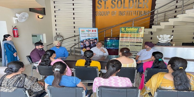 Students of St. Soldier College of Education giving their services in different sectors in India