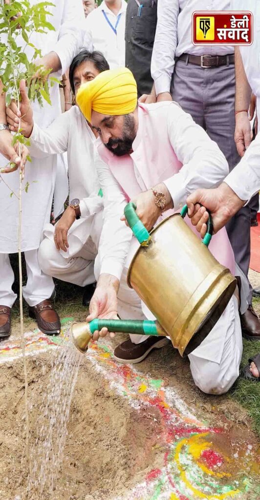 Chief Minister Bhagwant Mann called for making the tree plantation campaign a mass movement