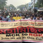 Doctors in Kolkata protested demanding justice for the trainee doctor.