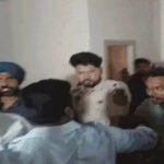 Crowd clashes with a youth for speaking against social worker Mandeep