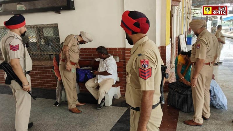 In view of Independence Day, Punjab Police launched a special cordon and search operation at 170 railway stations across the state.