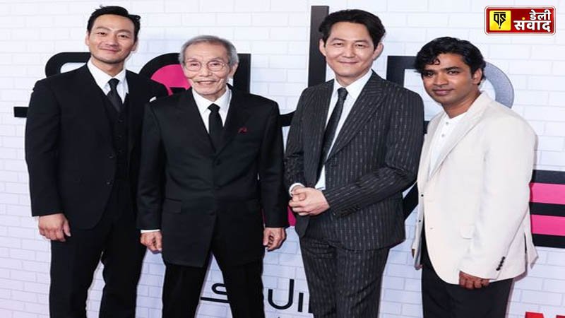 Left to Right- Park Hae-soo, O Young-su, lee jung-jae, Anupam Tripathi