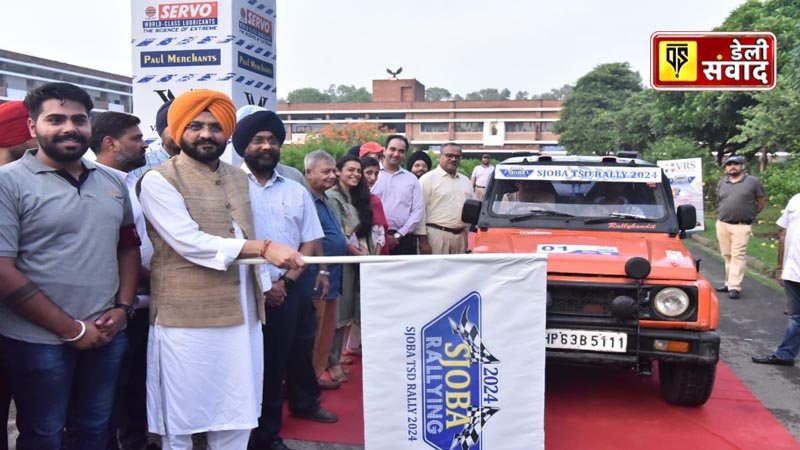 Tourism Minister Tarunpreet Singh Saund flagged off the 20th Sajoba TSD Rally