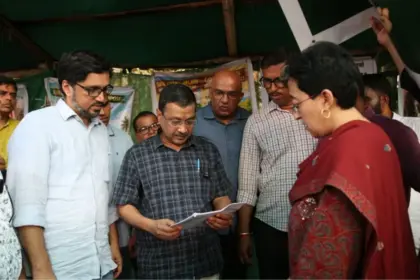 आप के राष्ट्रीय संयोजक अरविंद केजरीवाल